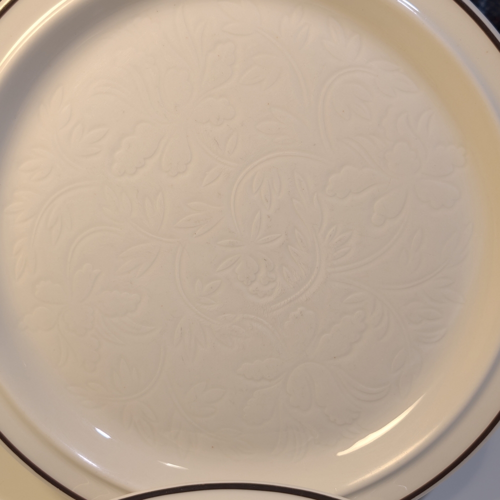 Set of 2 Royal Doulton Ting Dinner Plates Lambethware Vintage 1974 England ~10.5